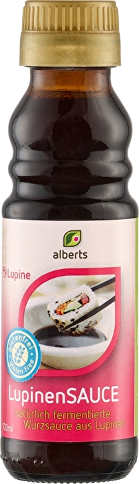 Die Lupinensauce von Alberts ist die erste in Deutschland hergestellte Würzsauce aus deutschen Bio-Lupinen.