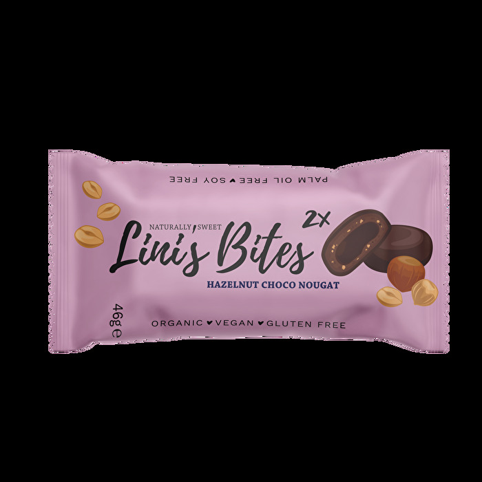 Für alle, die von Schokolade nicht genug bekommen können, sind die Hazelnut Choco Nougat Pralinis von Lini's Bites die beste Wahl.