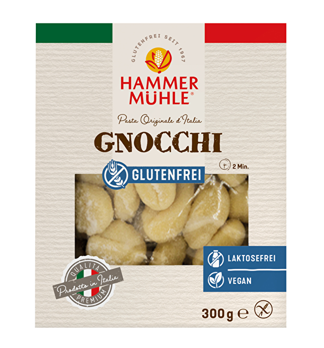 Die glutenfreien Gnocchi von Hammermühle bringen Dir die italienischen Genusswelten auf den Küchentisch.