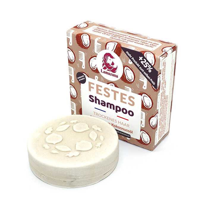 Hydrophils Festes Shampoo Kokosöl eignet sich besonders gut für trockenes Haar.