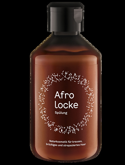Die Spülung von Afrolocke versorgt die Haare mit einer reichhaltigen Pflegeformel aus Shea-Butter und Arganöl, die perfekt auf die Bedürfnisse von lockigem und Afro Haar angepasst ist.