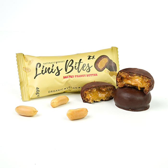 Salted Peanut Butter Pralinis von Lini's Bites günstig im Veganshop bei kokku-online.de bestellen.