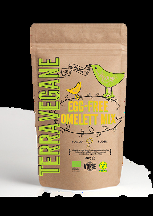 Der EGG FREE Omelett-Mix von Terra Vegane eignet sich auch sehr gut zur Zubereitung von Quiche, Tortilla, Frittata und Tamagoyaki.