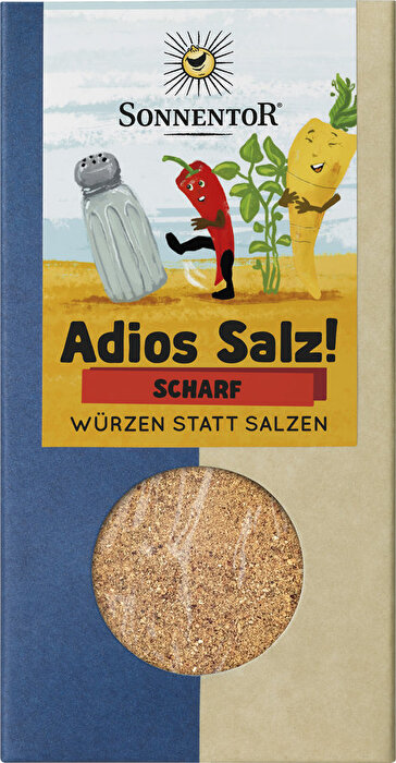 Adios Salz! Scharfe Gemüsemischung von Sonnentor jetzt bei kokku-online.de günstig kaufen.