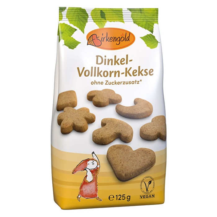 Dinkel Vollkorn Kekse von Birkengold günstig bei Kokku im Veganshop kaufen!
