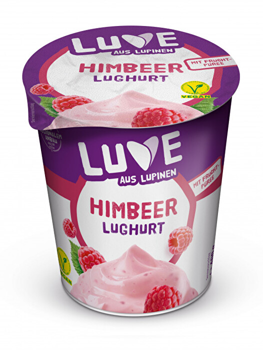 Der vegane Lughurt °Himbeer° mit Joghurt-Kulturen von Made With Luve günstig bei kokku im veganen Onlineshop kaufen!