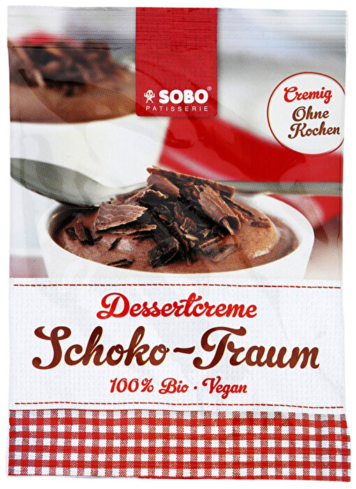 Die Schoko Traum Dessertcreme von Sobo verführt lockerleicht und schokoladig lecker zum Schlemmen nach Herzenslust.