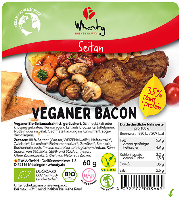 Der vegane Bacon von Wheaty wird dich um den Verstand bringen!