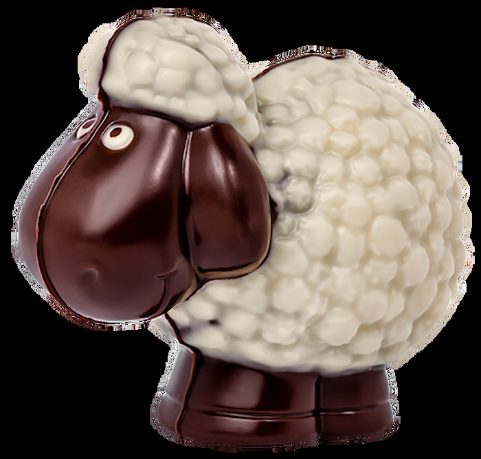 Schoko-Schaf aus Reisdrinkschokolade von Heidi