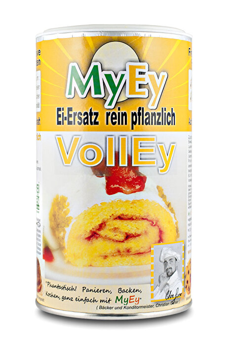 MyEy VollEy ist ein rein pflanzlicher Ersatz für Hühnerei in der veganen Küche!