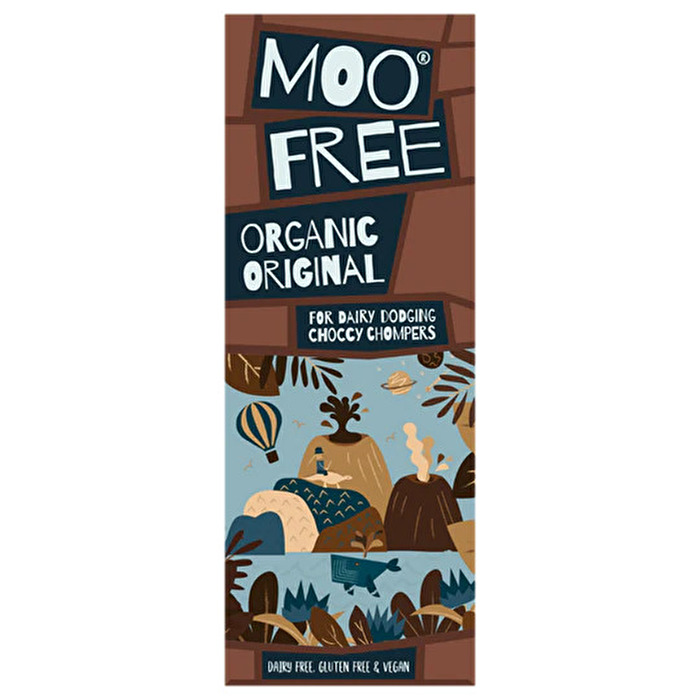 Die Original Reis Tafel 45% von Moo Free ist nicht nur unvergleichlich cremig, sie kommt auch noch mit den besten Zutaten daher!