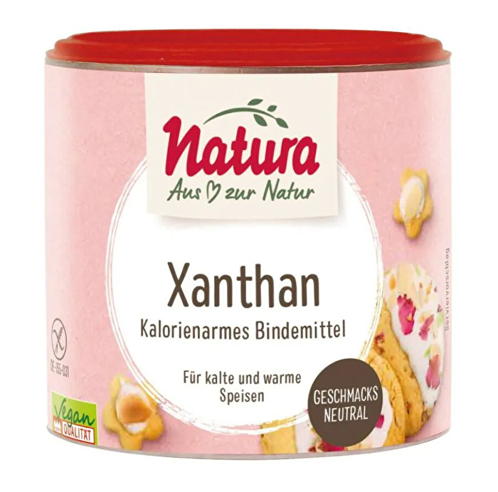 Das Xanthan von Natura ersetzt beim glutenfreien Backen das Gluten und sorgt für eine gute Konsistenz Deiner Backkreationen