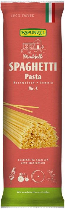 Die Spaghetti no.5 von Rapunzel sind der italienische Klassiker mit feinem Biss.