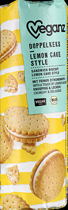 Nichts passt besser zu einer Tea-Time als der Doppelkeks Lemon Cake Style von Veganz.