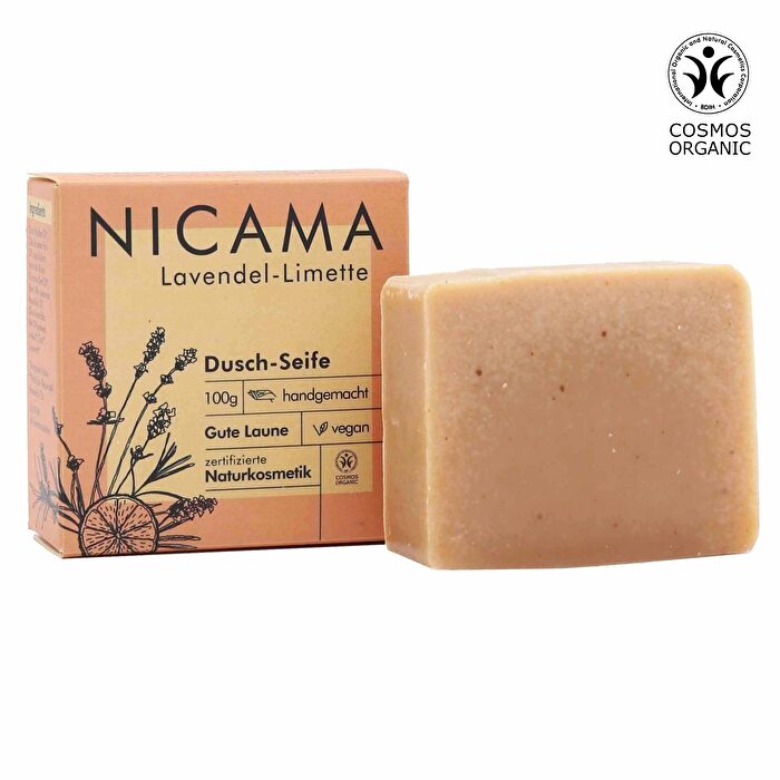 NICAMA Lavendel-Limette Seife ist die perfekte Verwöhnung für deine Haut mit herrlich-frischem Duft.