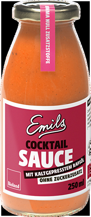 Endlich gibt es dank Emils die Klassiker Sauce zum Krabbencocktail der 70er Jahre - die Cocktail Sauce - auch vegan.