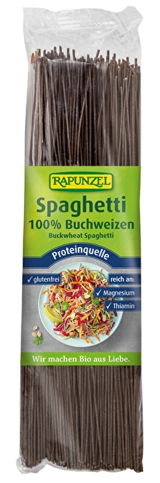 Die Buchweizenspaghetti von Rapunzel verfügen über ein ausgesprochen nussiges Aroma - eine ganz besondere Delikatesse!