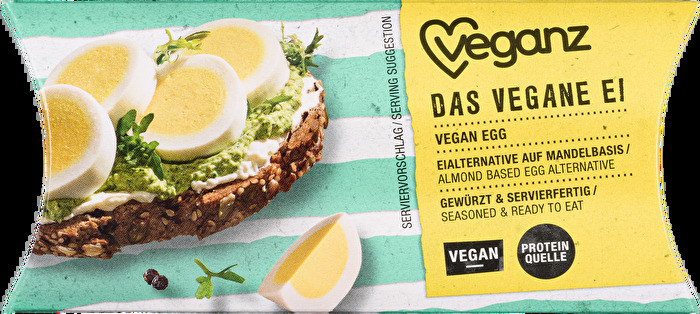 Veganz hat dem Verlangen nach einem frisch gekochtem Ei Abhilfe geschaffen und das vegane Ei auf Mandelbasis entwickelt.