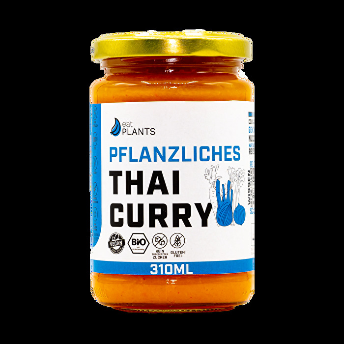 Mit dem Thai Curry von eatPLANTS lassen sich toll thailändische Gerichte zu Hause herstellen.