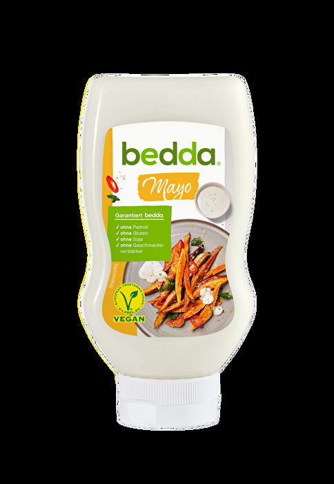 Mit der Veganen Mayonnaise von Bedda kannst Du Deine Pommes klassisch 