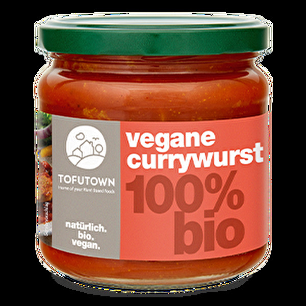 Die vegane Currywurst im Glas von TOFUTOWN ist eine super Alternative, wenn es mal wieder schnell gehen muss.