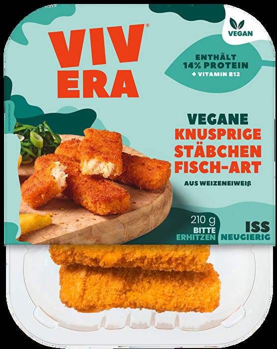 Die veganen Fischstäbchen von Vivera lassen Kindheitserinnerungen wach werden!Die veganen Fischstäbchen von Vivera lassen Kindheitserinnerungen wach werden!