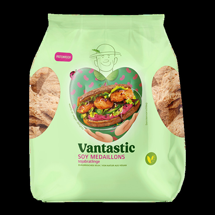 Die Soja Medaillons im Kleinformat von Vantastic Foods sind besonders für Single-Haushalte geeignet und stellt eine hochwertige Eiweißquelle dar