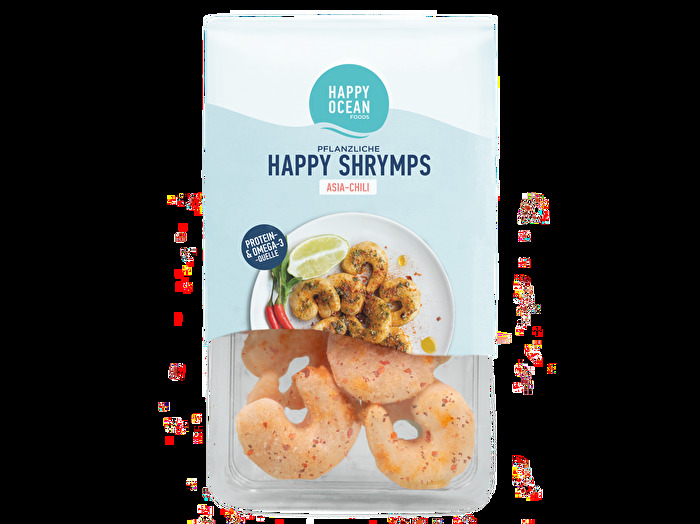 Die Vegane Shrymps Asia Chili °Garnelen° von Happy Ocean Food - ein veganes Festmahl für alle Liebhaber von Meeresfrüchten und asiatischen Speisen!