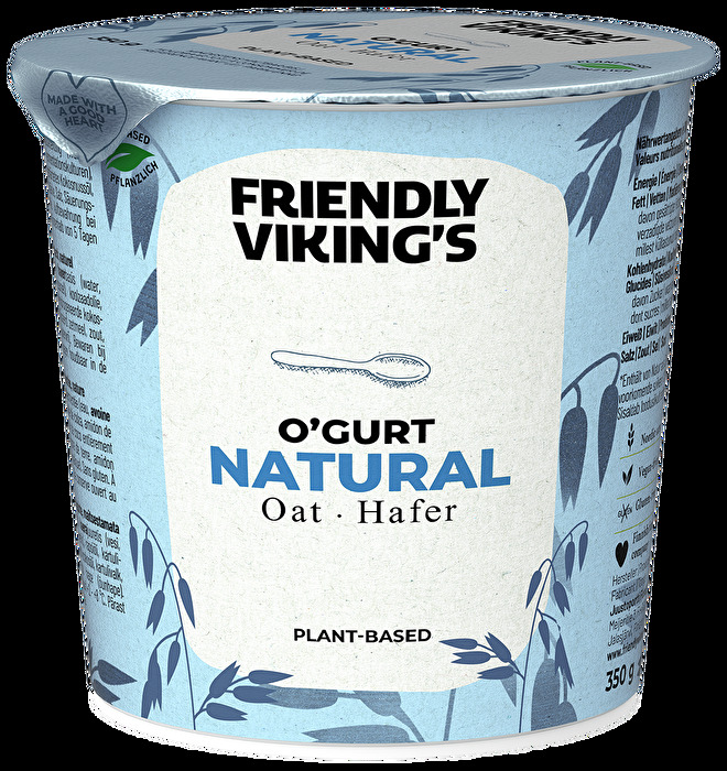 Der O'gurt Natur von Friendly Viking's imitiert täuschend echt die griechische Joghurt-Spezialität nach: Cremig auf der Zunge und nicht süß im Geschmack.