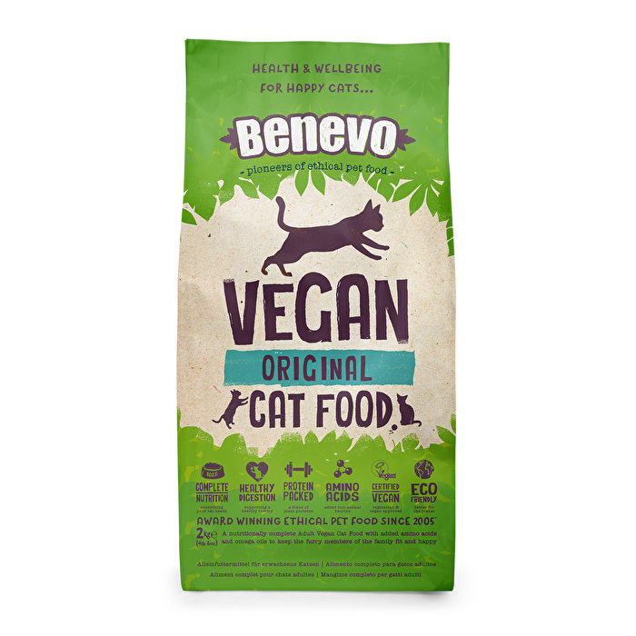 Adult Original veganes Katzen Trockenfutter von Benevo preiswert bei kokku im veganen Onlineshop kaufen!