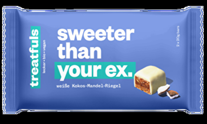 °sweeter than your ex° Mandel-Kokosnuss-Riegel von treatfuls jetzt günstig bei kokku-online.de kaufen.