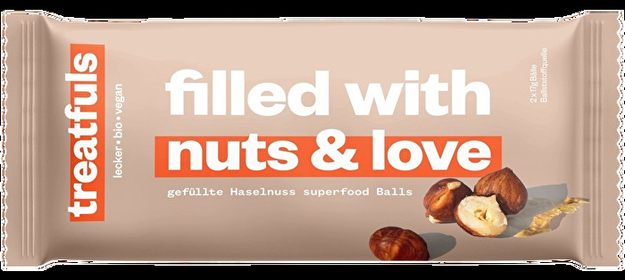 Die °filled with nuts & love° Superfood Balls von treatfuls setzen neue Maßstäbe. Inspiriert vom köstlichen Geschmack der berühmten Giotto-Pralinen, verwandeln sie diesen Genuss in eine natürliche, nussbuttergefüllte Energiekugel.