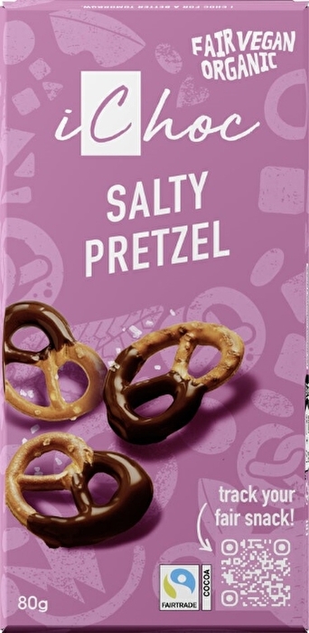 Schoki-Fans aufgepasst, hier kommt eine neue Sorte von iChoc - die Salty Prezel.