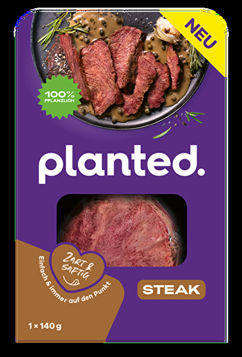 Planted. Steak – Ein pflanzlicher Genuss, der nicht nur geschmacklich überzeugt, sondern auch umweltfreundlicher ist.