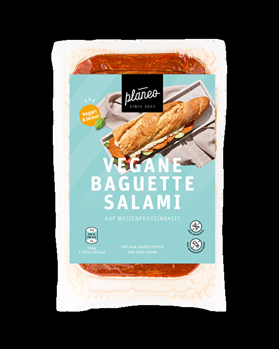 Baguette-Salami von planeo günstig im Veganshop bei kokku-online.de bestellen.