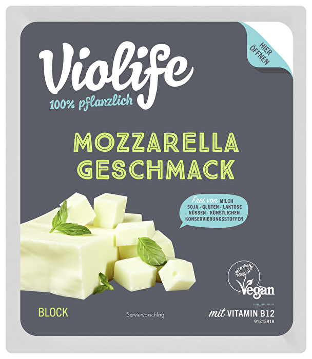 Mozzarella-LiebhaberInnen aufgepasst: Der Violife Mozzarella ist die vegane Alternative zum beliebten italienischen WeichSchmelz!