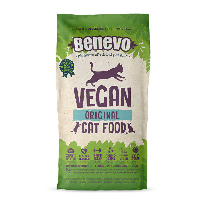 Adult Original veganes Katzen Trockenfutter von Benevo preiswert bei kokku im veganen Onlineshop kaufen!