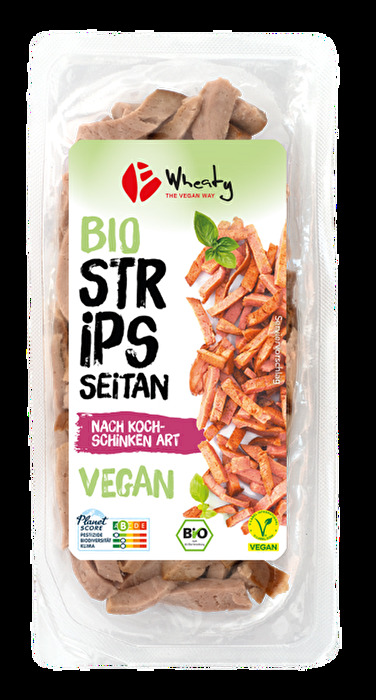 Die Wheaty Strips - nach Kochschinken-Art sind vielseitig einsetzbar und lassen sich sowohl kalt als auch warm genießen.