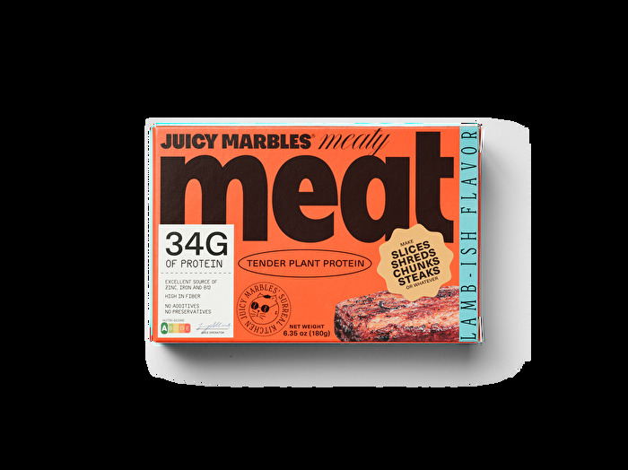 Meaty Meat wie Lamm von Juicy Marbles ist schon was Besonderes, denn hier wird einfach mal Lammfleisch täuschend echt nachgebildet!