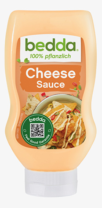 Die Cheese Sauce in der praktischen Squeeze-Flasche von bedda überzeugt als Dip Alternative. Sie eignet sich sowohl auf Sandwich's, als auch als Highlight zum nächsten Grillfest, wie zu Nachos oder einfach auf Deinem nächsten Burger oder Hot Dog.