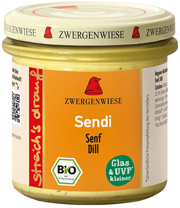 Veganer Brotaufstrich streichs drauf Sendi von Zwergenwiese günstig bei kokku im veganen Onlineshop kaufen!