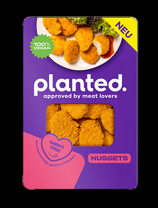 Die veganen Nuggets von planted sind der perfekte Snack für Nebenbei und der Traum von Kindern!