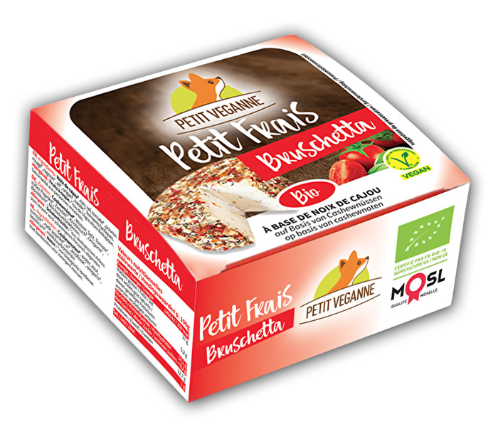 Petit Frais Bruschetta – die pflanzliche Alternative zu Frischkäse von Petit Veganne jetzt günstig bei kokku-online.de kaufen!