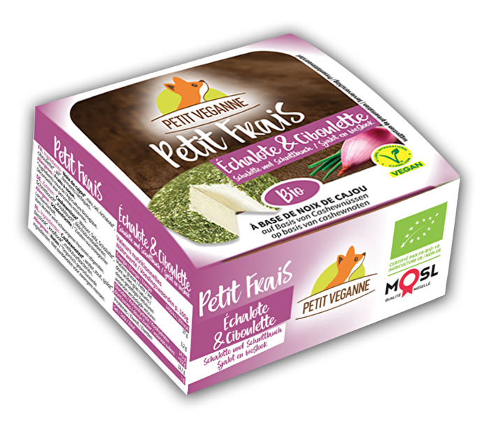 Petit Frais Schalotte & Schnittlauch – die pflanzliche Frischkäse-Alternative von Petit Veganne jetzt günstig bei kokku-online.de kaufen!