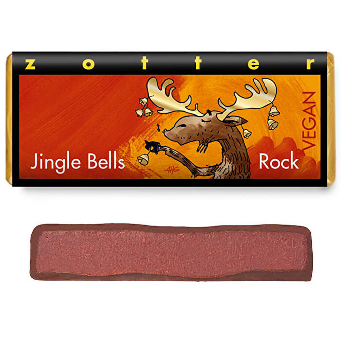 Die Jingle Bells Rock von Zotter vereint ungefähr alles in sich, das für festliche Weihnachtstage steht.