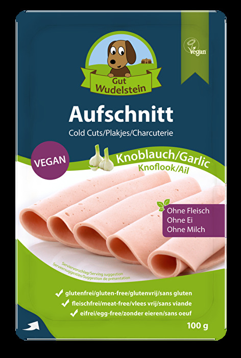 Aufschnitt Knoblauch von Gut Wudelstein bei kokku im veganen Shop kaufen!