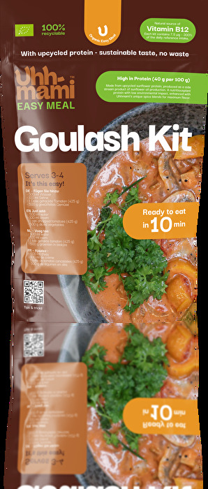 Das Goulash Kit von Uhhmami ist in wenigen Minuten zubereitet und bietet bis zu vier Portionen.