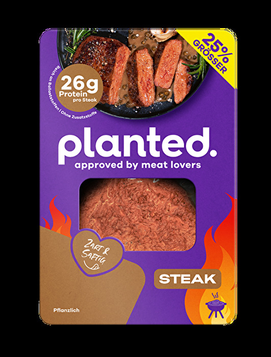 Planted. Steak – Ein pflanzlicher Genuss, der nicht nur geschmacklich überzeugt, sondern auch umweltfreundlicher ist.