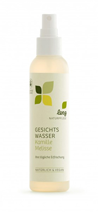 Mit dem Gesichtswasser Kamille Melisse von Lenz Naturpflege belebst du deine Haut und bereitest sie für die anschließende Tages- oder Nachtpflege vor.