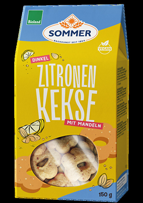 Die Zitronen Kekse von Sommer – Aromatisches Gebäck mit Mandeln und einem Hauch Zitrone.